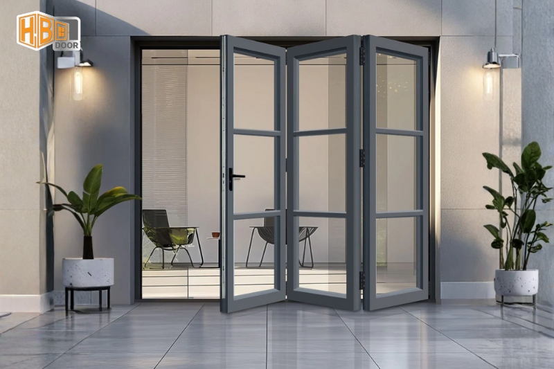 Cửa Nhôm Xếp Gấp (Xếp Trượt): Giải Pháp Mở 100% Không Gian &amp; Báo Giá Hệ Xingfa 63