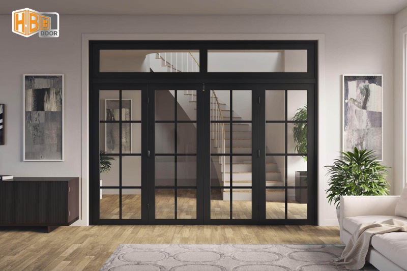 Cửa nhôm Xingfa 4 cánh hệ 55: Đặc điểm, các mẫu đẹp, giá